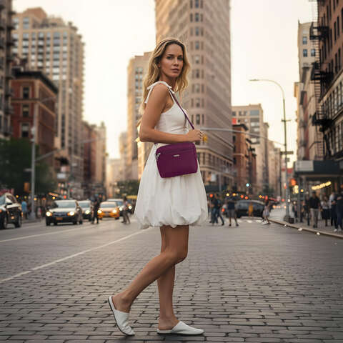 Anti-Theft Classic Convertible Crossbody and Waist Pack