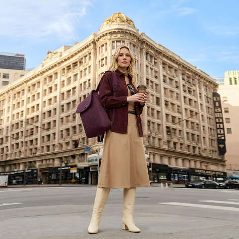 Runways Anti-Theft Compact Backpack