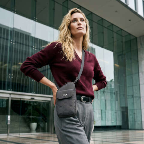 Runways Anti-Theft Slim Asymmetric Crossbody