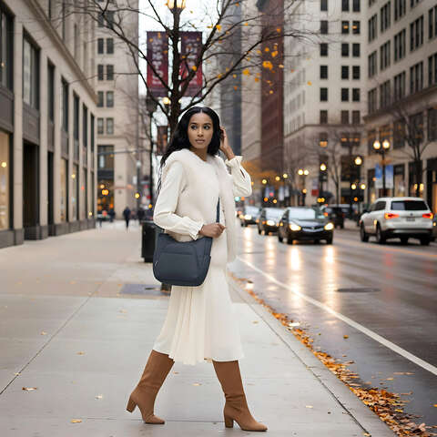 Anti-Theft Classic Crossbody Bucket Bag