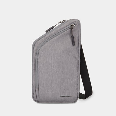 world travel essentials slim crossbody bag