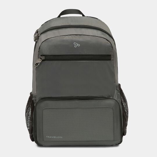 boxy leather backpack Basic Square Leather Backpack