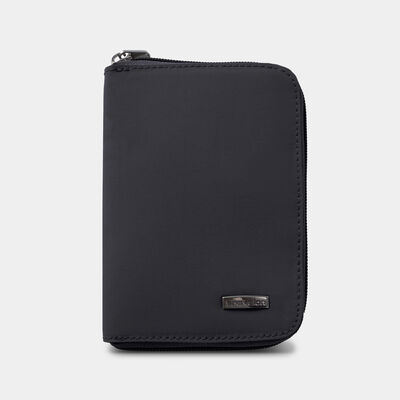 rfid blocking passport zip wallet