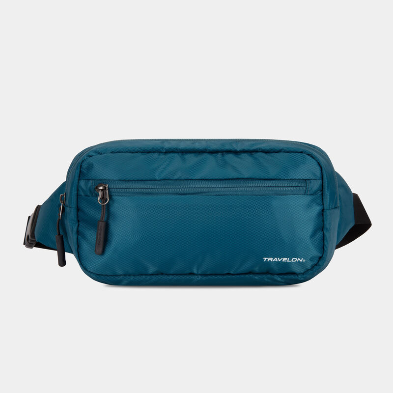 Travelon Women's Anti-Theft Tailored Convertible Crossbody Bag, Peacock,  One Size