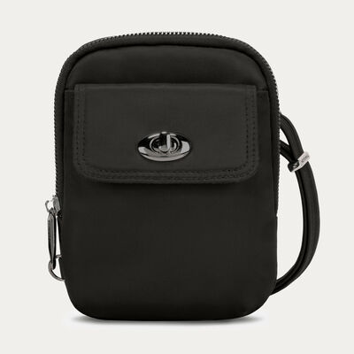 anti-theft tailored crossbody phone pouch