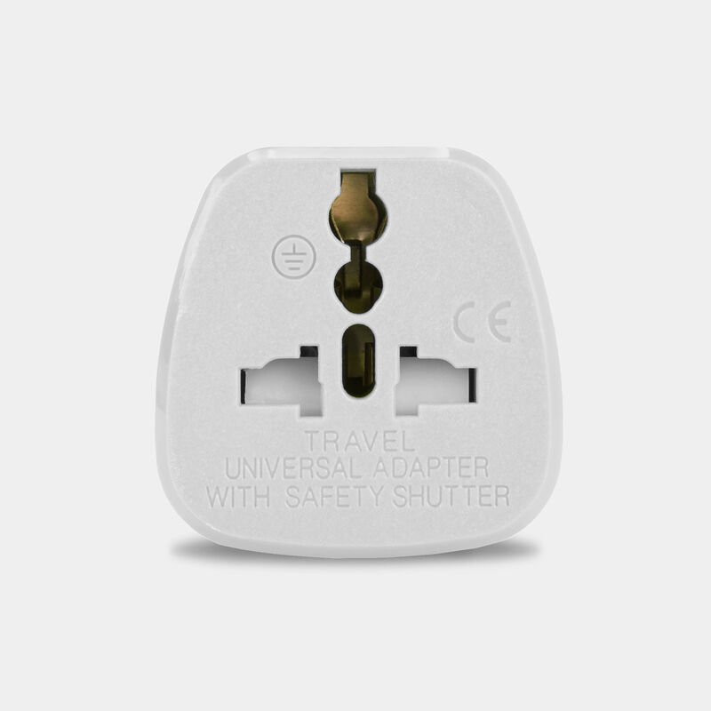 VP-12 USA to UK Outlet Travel Plug Adapter Grounded with Fuse, Type G –  Voltage Converter Transformers