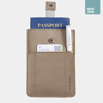rfid blocking pull-up passport holder