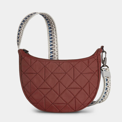 anti-theft boho crescent crossbody