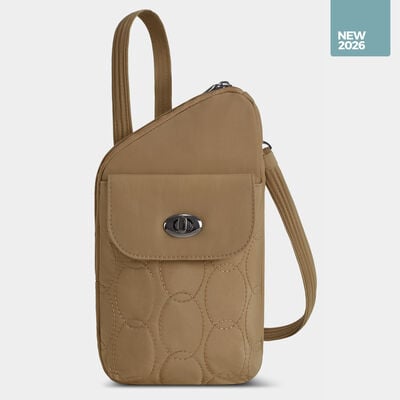 runways anti-theft slim asymmetric crossbody