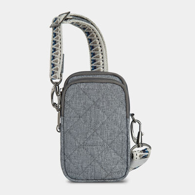 anti-theft boho 2 compartment phone crossbody