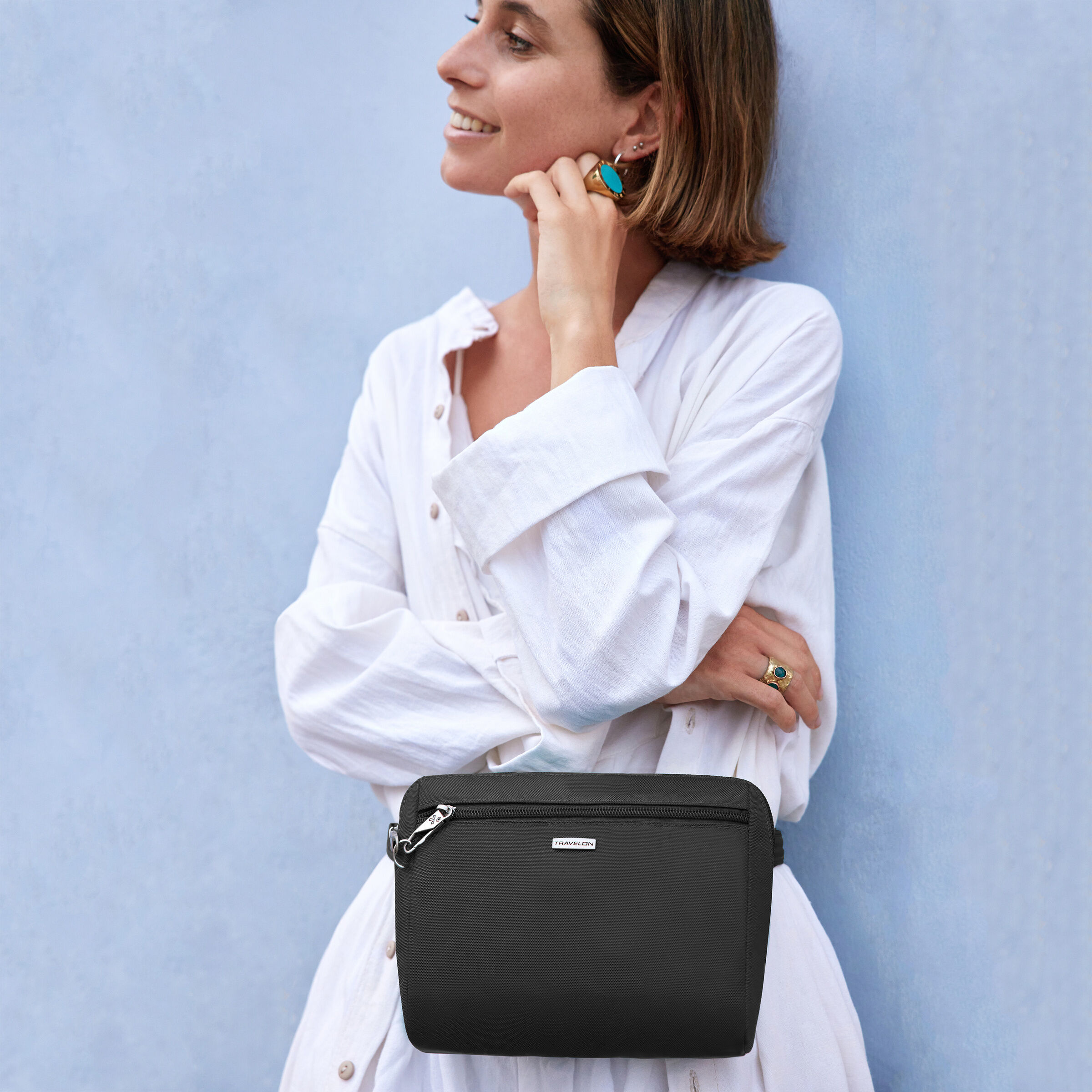 Anti-Theft Classic Convertible Crossbody and Waist Pack - Thumbnail 4