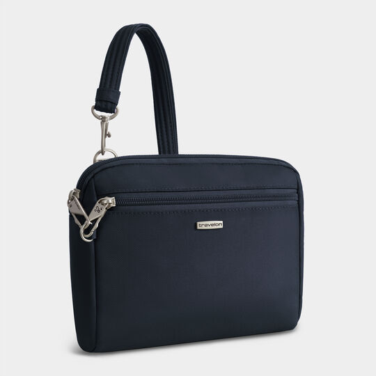 Travelon Convertible Backpack Crossbody Bag, Blue Travelon Anti-Theft Blue Convertible Crossbody and Waist  main image 3