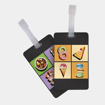 set of 2 personal luggage tags