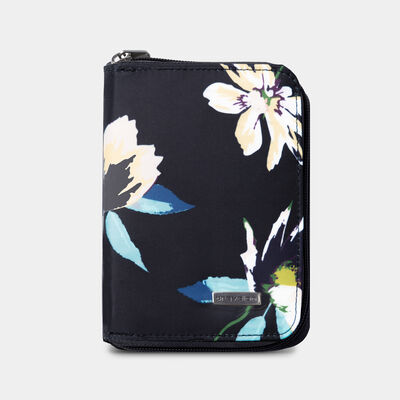 rfid blocking passport zip wallet