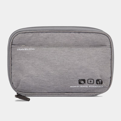 world travel essentials tech organizer