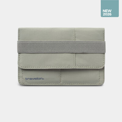 rfid blocking flap closure passport case