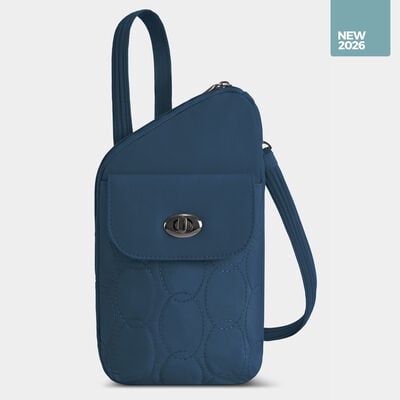 runways anti-theft slim asymmetric crossbody