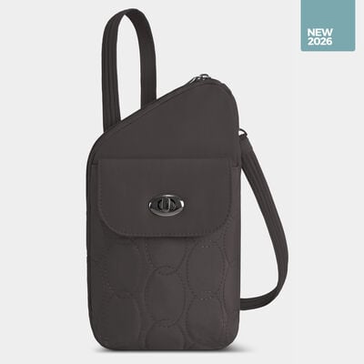 runways anti-theft slim asymmetric crossbody