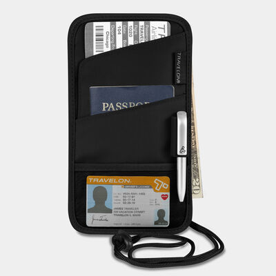 id and boarding pass holder