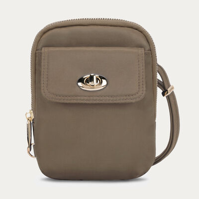 anti-theft tailored crossbody phone pouch