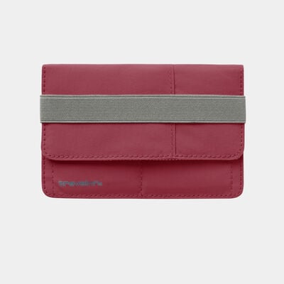 rfid blocking flap closure passport case