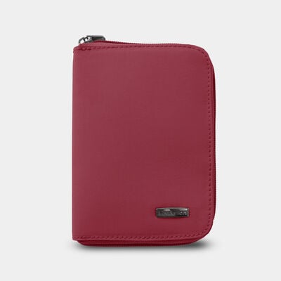 rfid blocking passport zip wallet