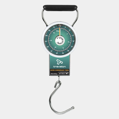 stop & lock luggage scale with tape measure