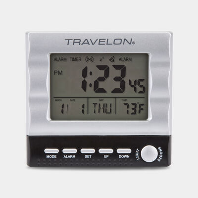 large display travel alarm clock