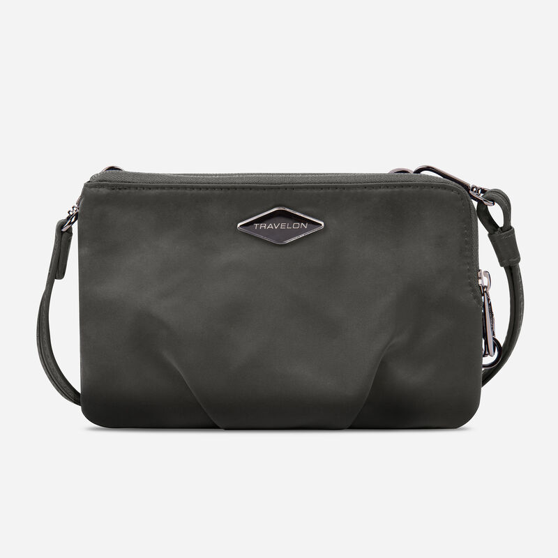 ALL BLACK, Bags, New All Black Double Pouch Bag In Black