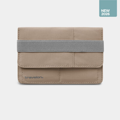 rfid blocking flap closure passport case