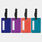 set of 4 assorted color luggage tags