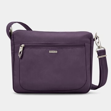 Classic Anti-Theft Small East/West Crossbody Purple