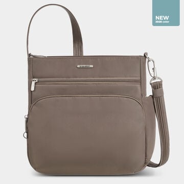 Anti-Theft Classic N/S Crossbody Hazelnut