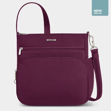 Anti-Theft Classic N/S Crossbody Burgundy