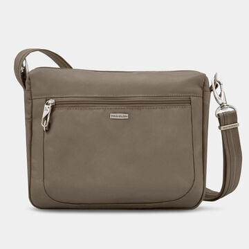 Classic Anti-Theft Small East/West Crossbody Nutmeg