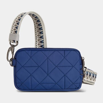 Boho Phone Sling Geo Lush Blue