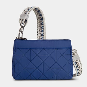 Boho Clutch Crossbody Geo Gray Heather
