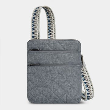 Boho Slim Bag Geo Gray Heather