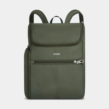 Classic Anti-Theft Small Convertible Backpack Olive