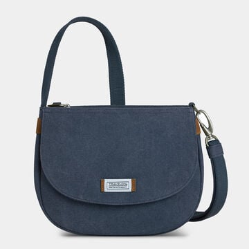 Heritage Saddle Crossbody Pewter
