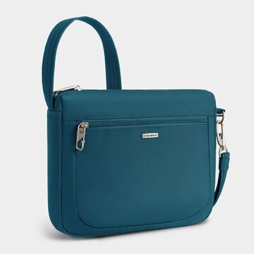 Anti-Theft Classic Small E/W Crossbody Teal