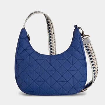 Boho Slouchy Crossbody Geo Lush Blue