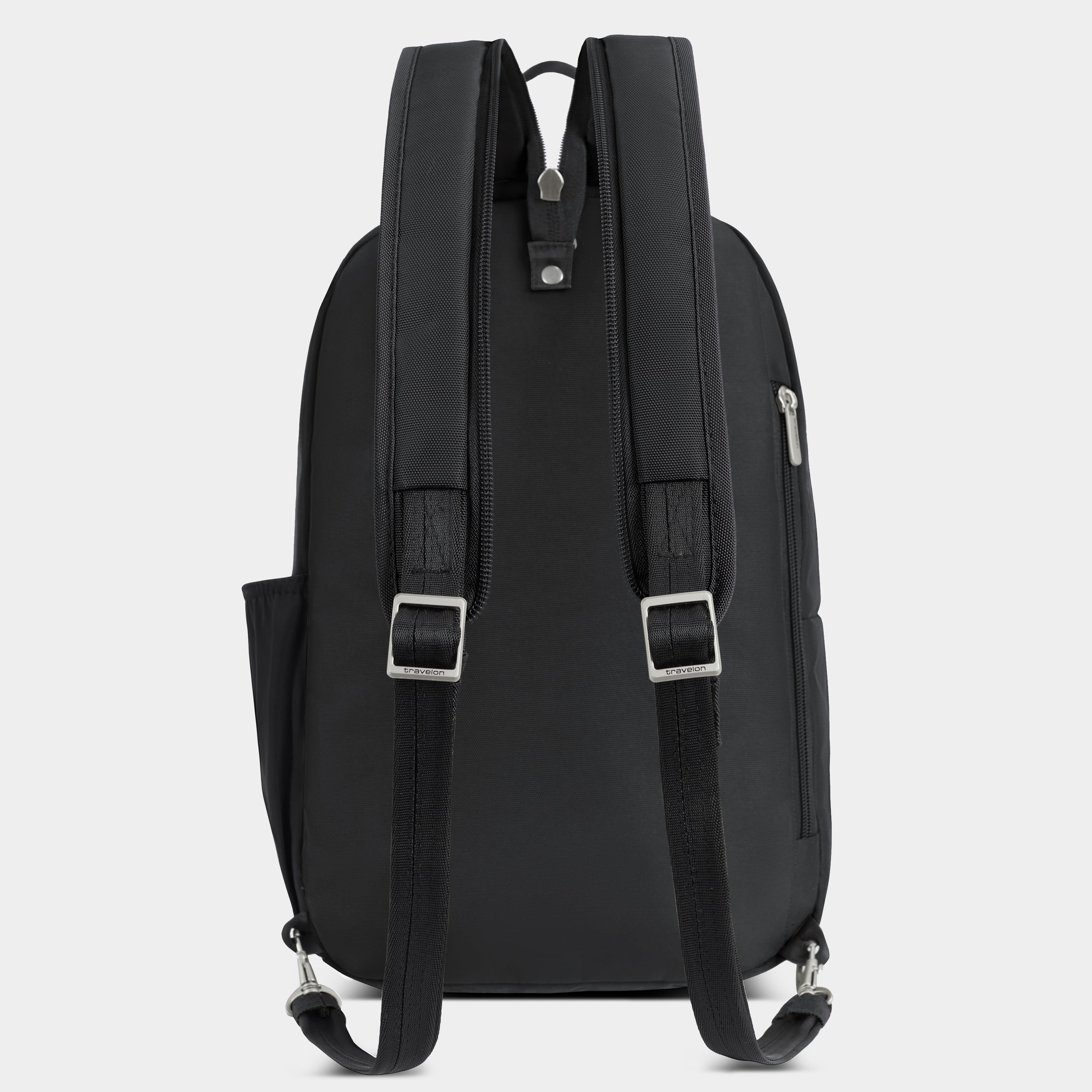 Large Convertible Sling Backpack, Anti-Theft Daypack, Faux Leather, 13 Pockets Nyra Convertible Backpack Purse | Vegan Leather Backpack  main image 3