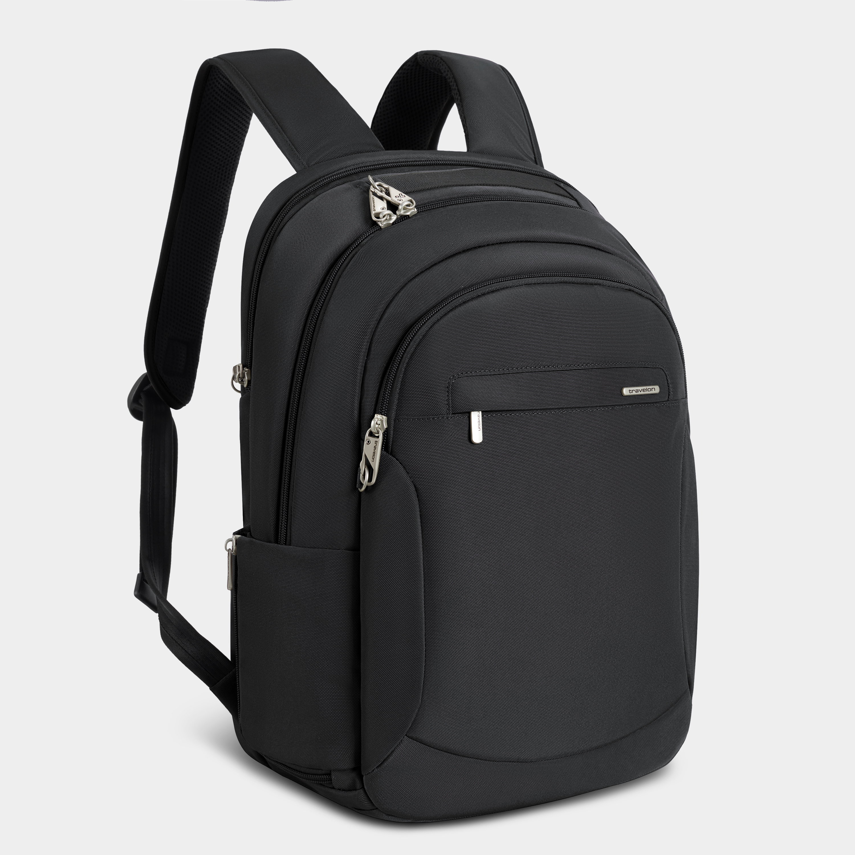 TravelOn Black Backpack Purse Approx 13x12 Buy Anti-Theft Signature Slim Backpack for USD 83.00  main image 4