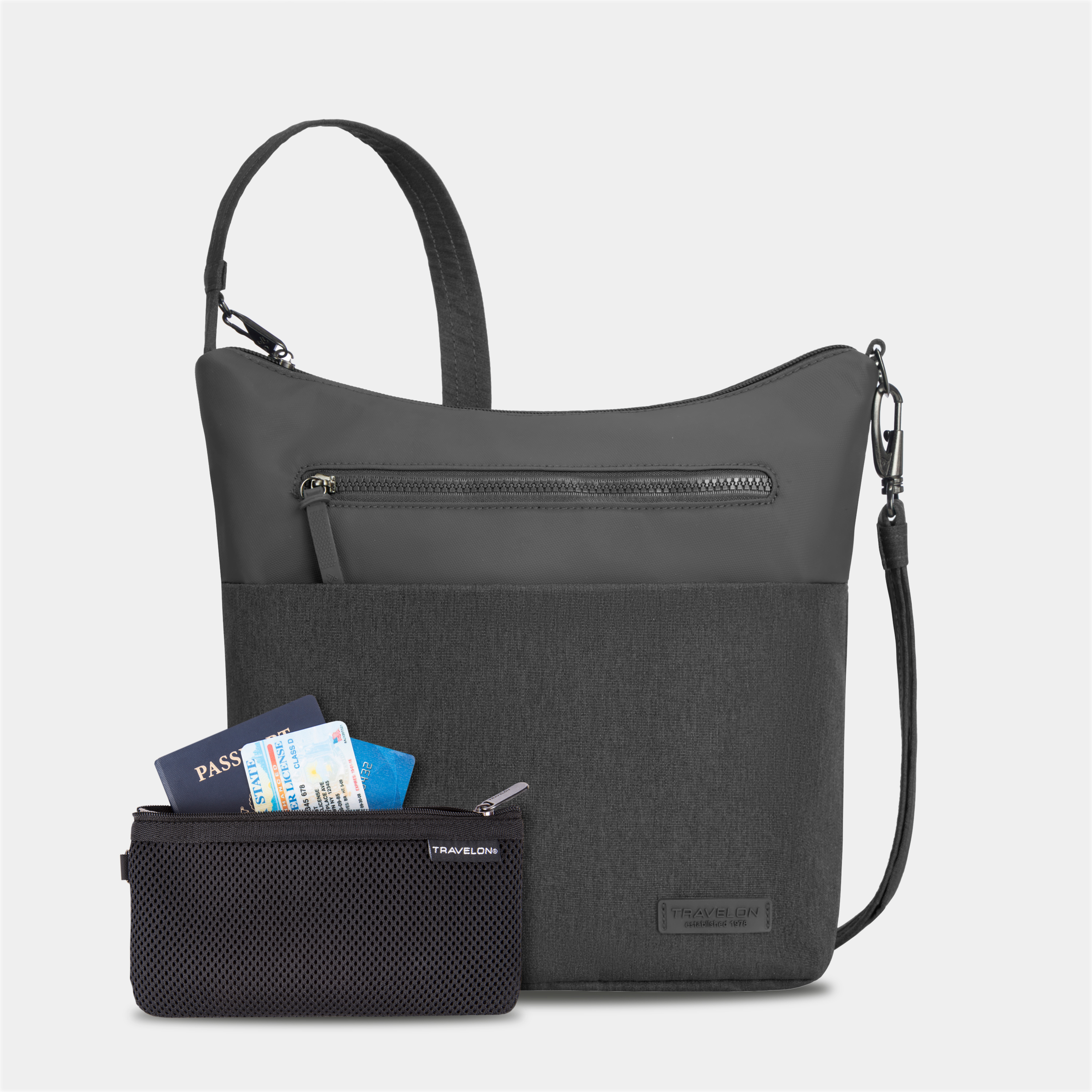 crossbody travel bag anti theft with bottle holder Travelon Anti-Theft Boho Water Tote Sling go traveler Adventurer Bottle Carrier Crossbody Bag