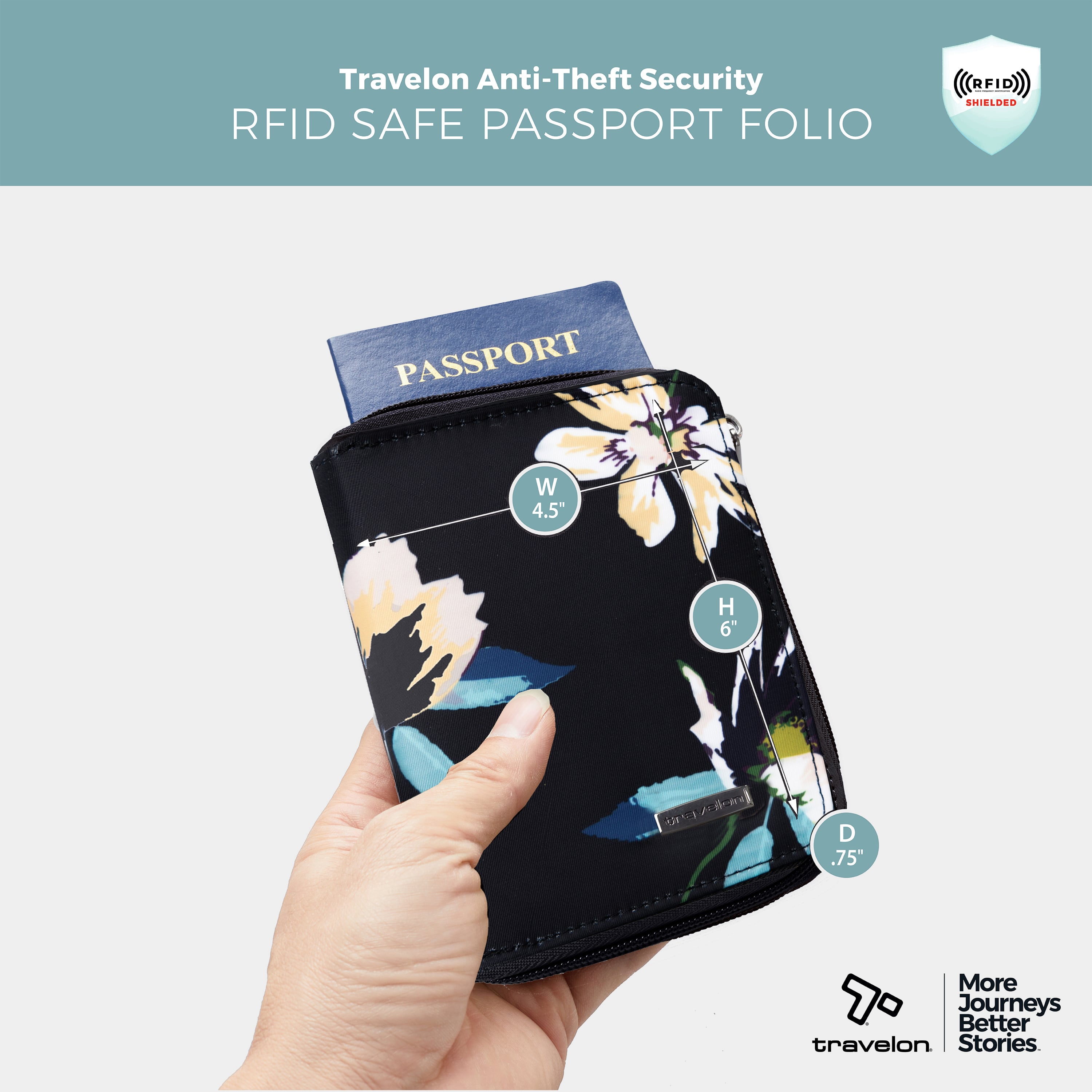 travelon safe id card sleeve Amazon.com | Travelon Safe Id Accent Passport Case, Black, One Size