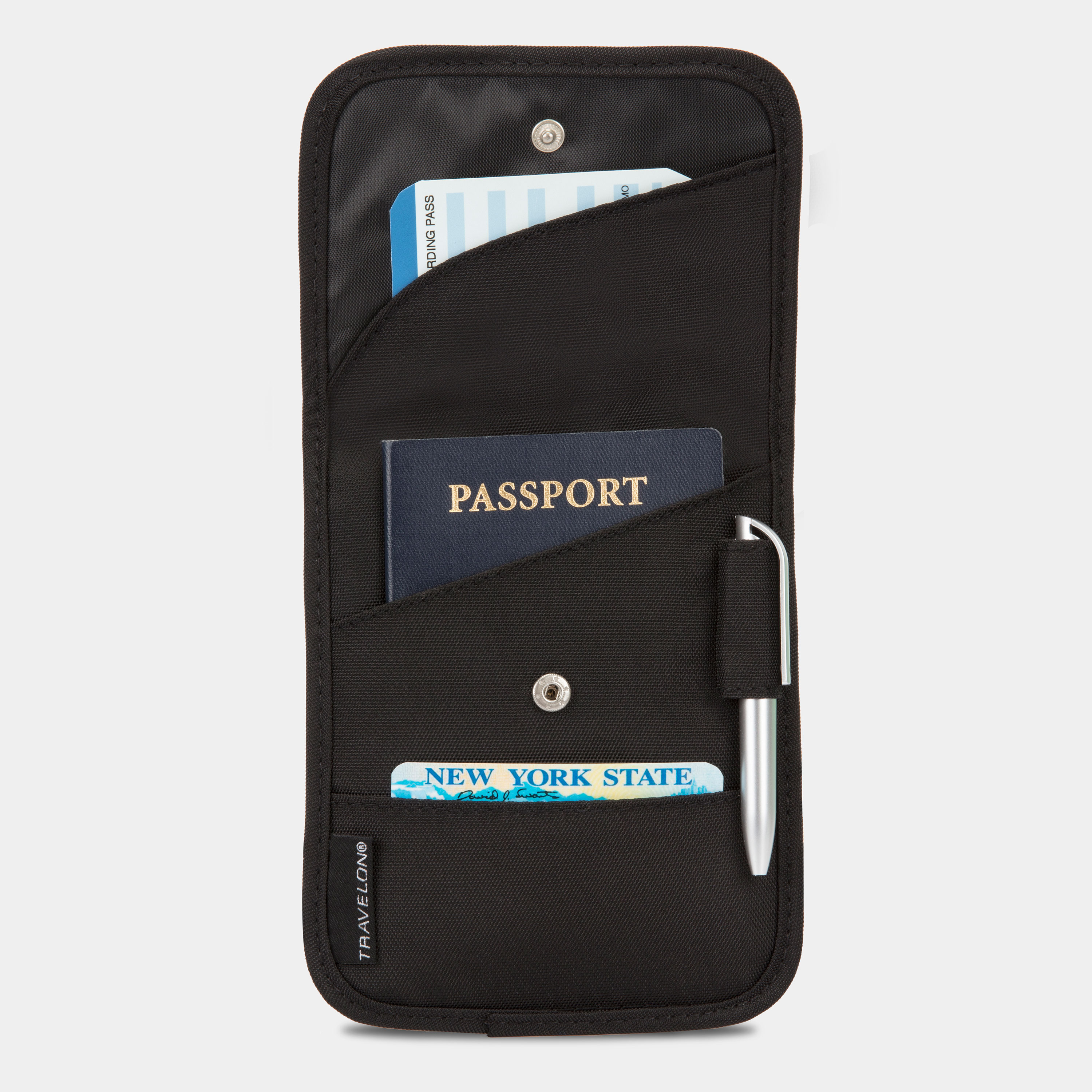 travelon safe id card sleeve Set of 3 RFID Blocking Sleeves Travelon Luggage Safe Id Badge